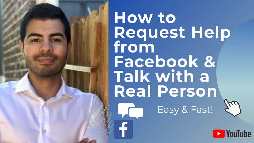 How to Request Help from Facebook & Talk with a Real Person
