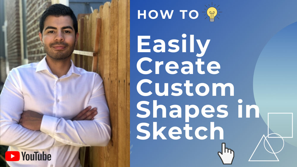 How to Easily Create Custom Shapes in Sketch