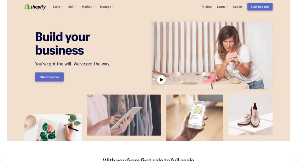 Created My First Shopify Website