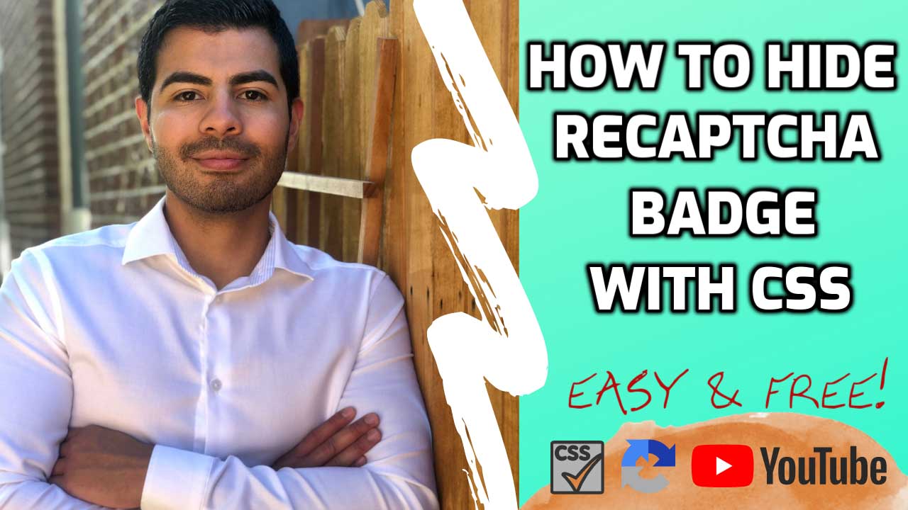 Hide Recaptcha Badge With CSS