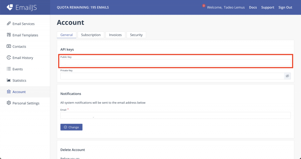 Email-JS-API-Keys