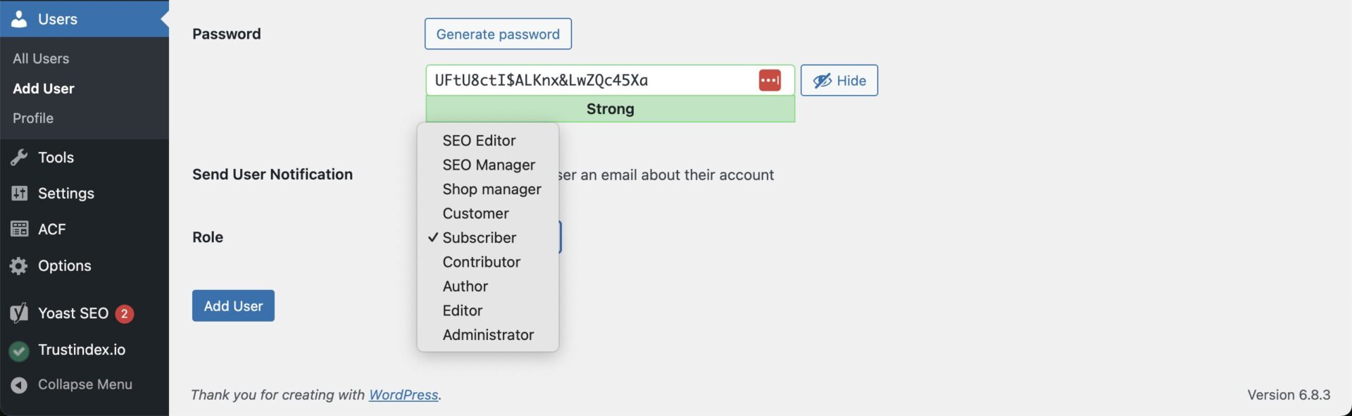 Wordpress-User-Roles