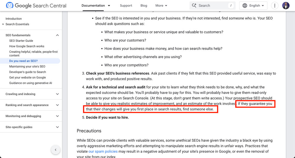 Avoid-Ranking-#1-Google-Guarantee