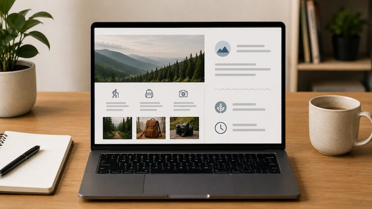 Se comparan imágenes decorativas e informativas de una página web para mostrar cuáles aportan significado y cuáles no