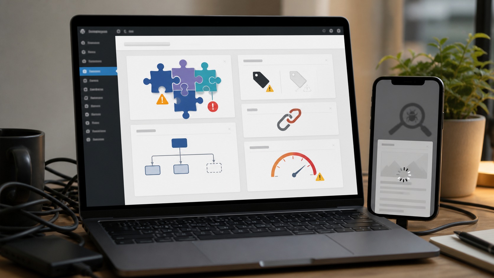 Módulos de plugins en conflicto alteran silenciosamente el SEO y la experiencia móvil.
