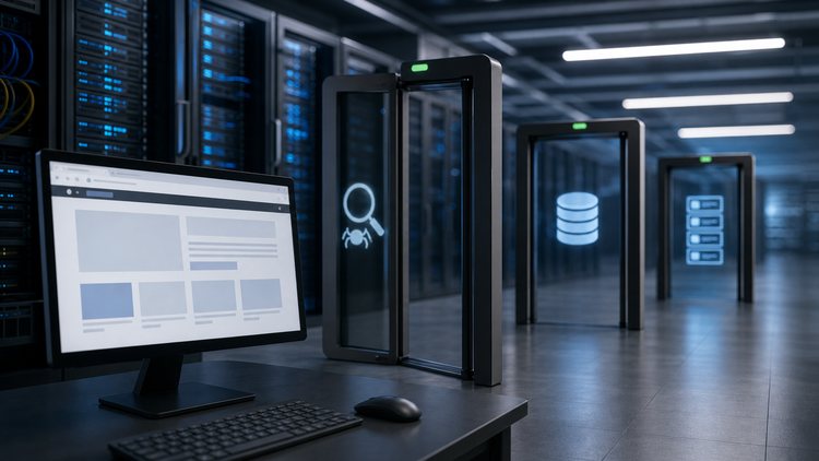 Search page moving through crawl and index gates