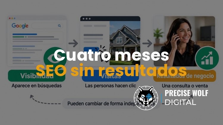 ¿Cuatro meses de SEO sin resultados? Qué revisar a continuación