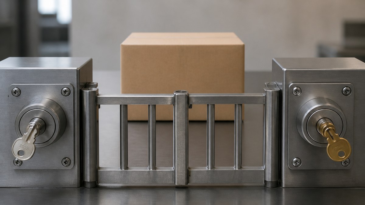 Two separate keys secure one package release